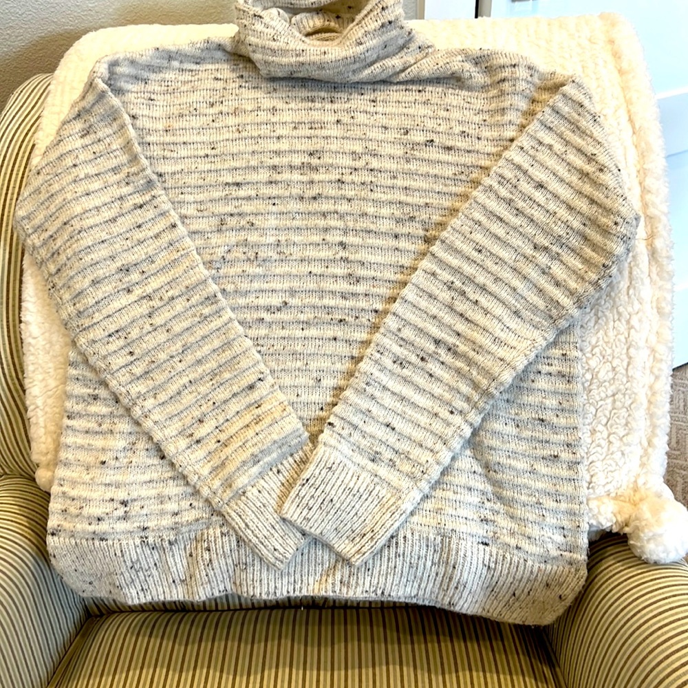 Madewell sweater. Loose turtleneck.